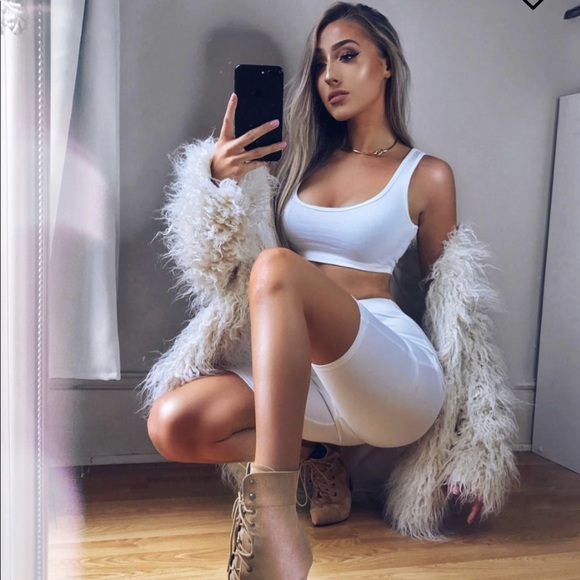 Fashion Nova Biker Short Set - Picture 1 of 1